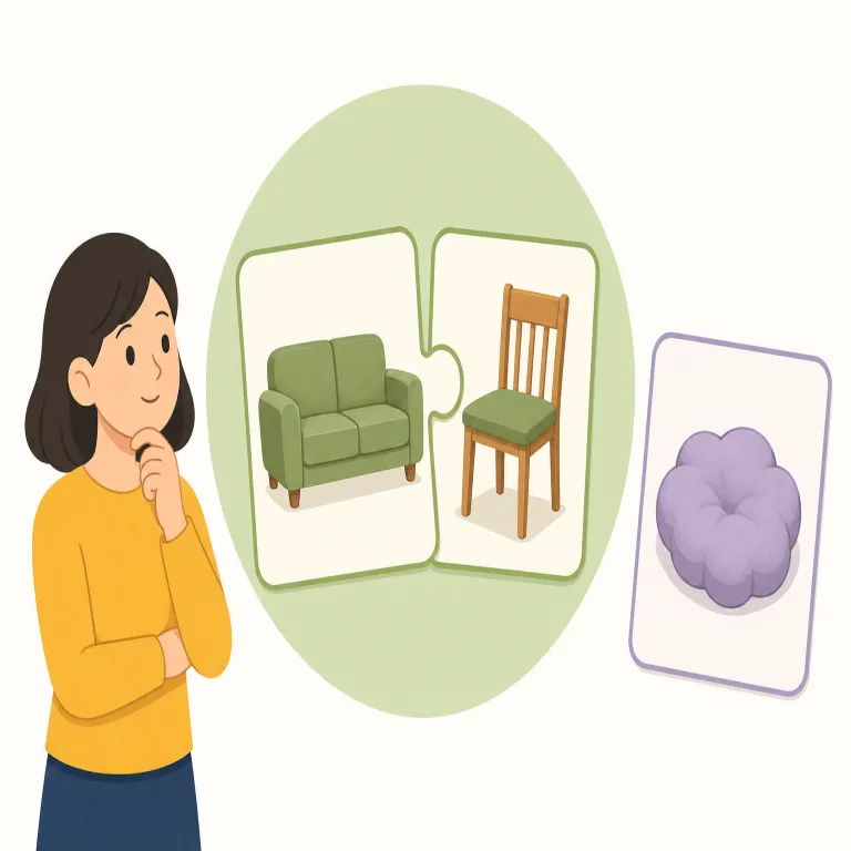 semantically（意味的に・副詞）の覚え方イラスト — semantic を知っていれば、その副詞形が semantically