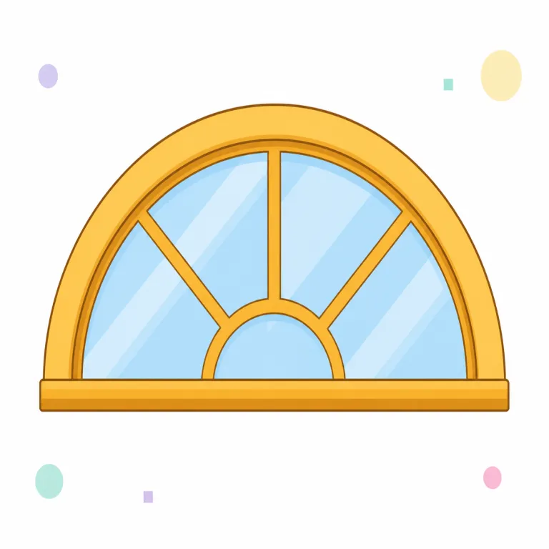 semicircular（半円形・形容詞）の覚え方イラスト — まず semi- を見たら「半分」の仲間だと反応できるようにすると強いです