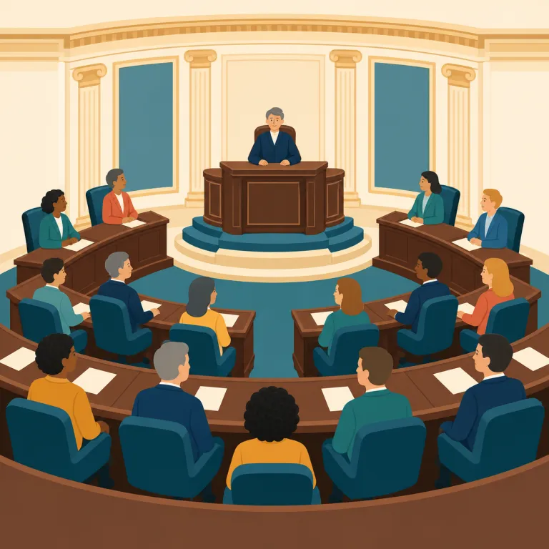 senatorial（上院の・形容詞）の覚え方イラスト — senator（上院議員）を知っていれば、senatorial は「senator に関する→上院の」と取れる