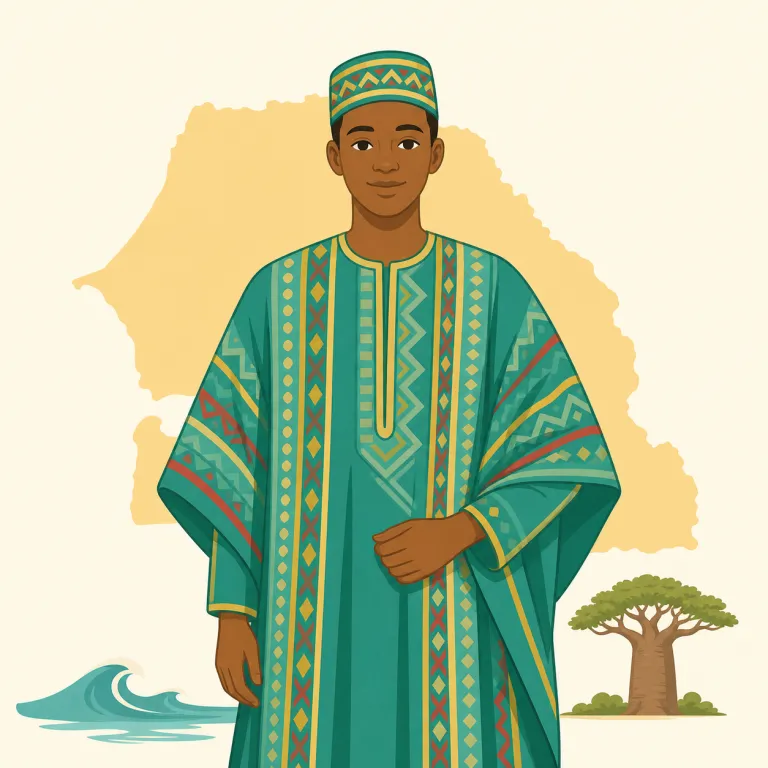 senegalese（セネガル人、セネガルの）の覚え方イラスト — まず `-ese` を見たら、Chinese、Japanese、Vietnamese と同じ「国名＋-ese で、その国の人／その国のもの」という型を思い出すと定着しや…