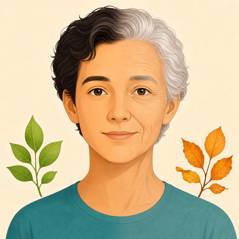 senescence（老化・名詞）の覚え方イラスト — senescence は「年を取った結果」より「老化が進んでいく過程」に焦点を置くと覚えやすい語です