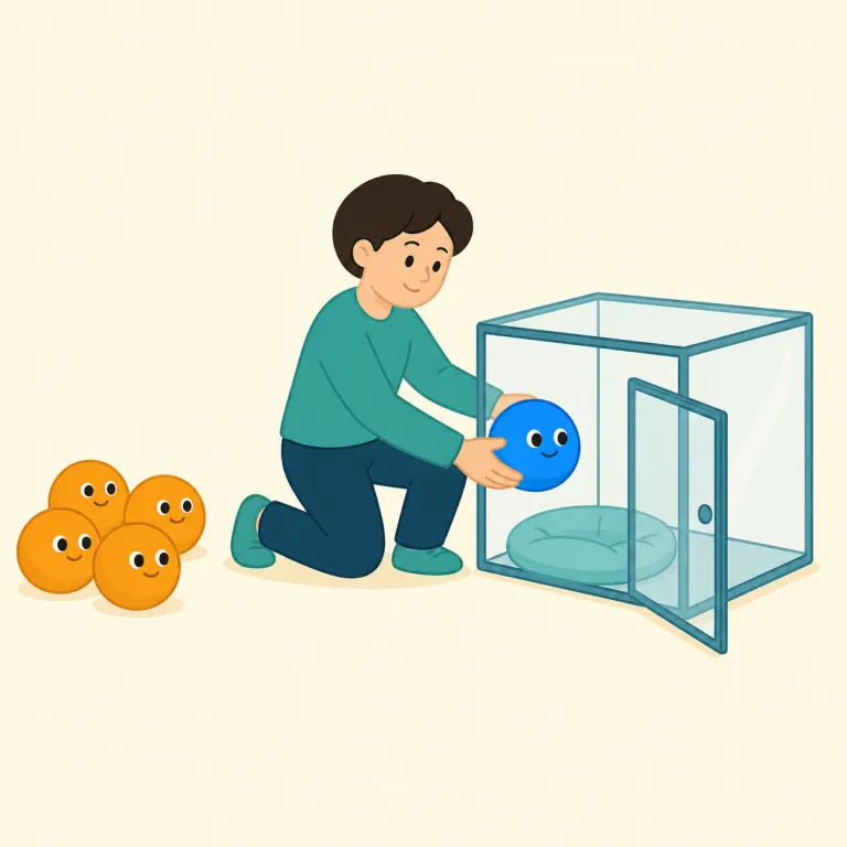 sequestering（隔離する・動詞）の覚え方イラスト — sequester はまず "set aside（脇に分けて置く）" の硬い言い方として覚えると残りやすいです