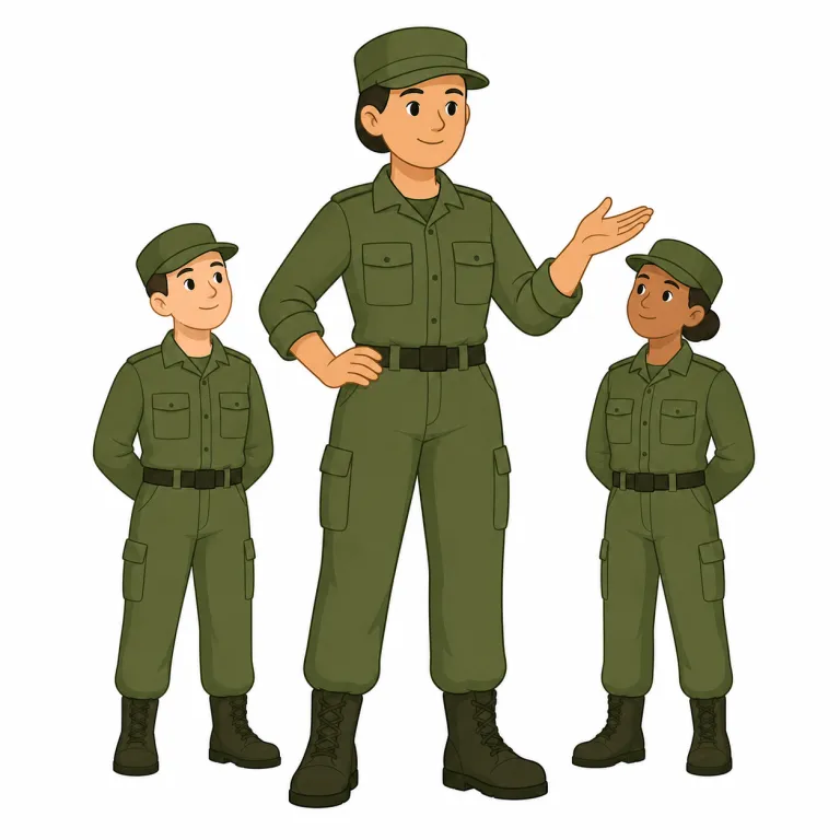 sergeant（軍曹・名詞）の覚え方イラスト — sergeant は軍隊内の下士官階級「軍曹」を指します
