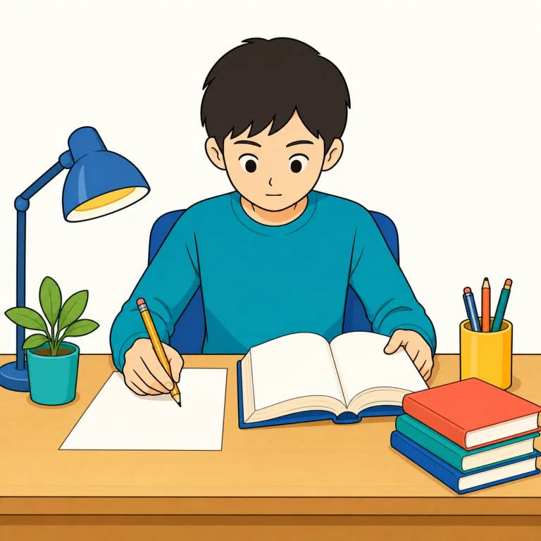 serious（まじめな・adjective）の覚え方イラスト