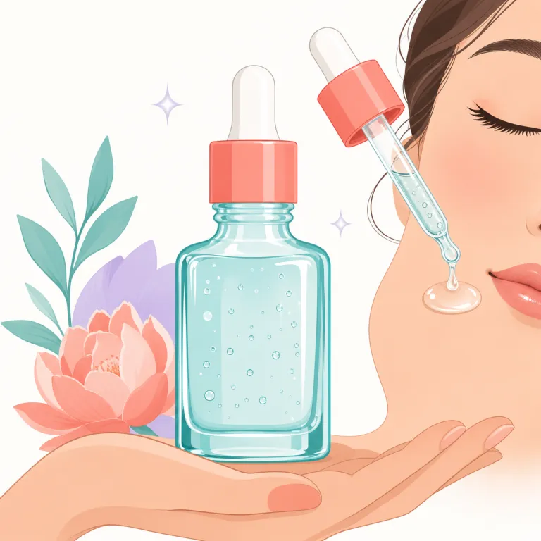 serum（美容液・noun）の覚え方イラスト