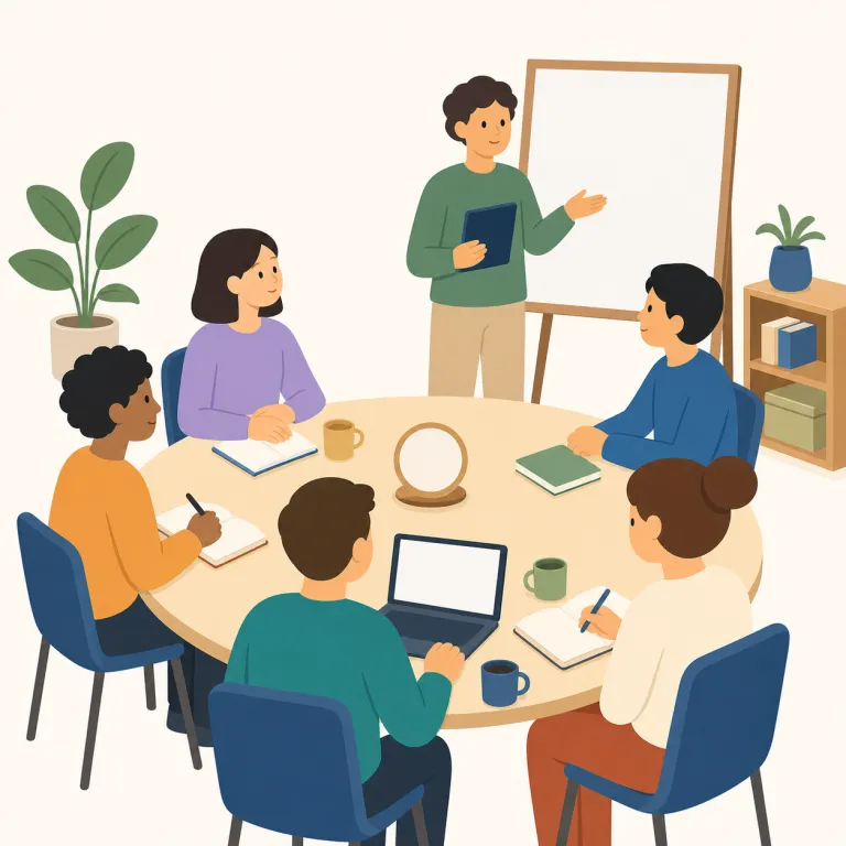 session（会議、会期、授業・研修の一回・名詞）の覚え方イラスト — session は「ひと続きの時間で行う1回分」とまとめると覚えやすい