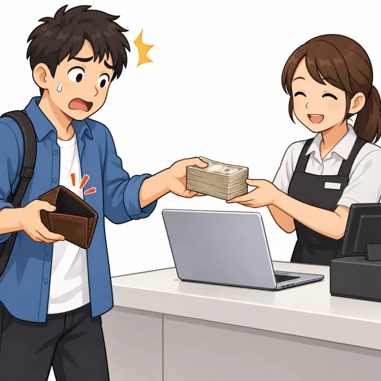 set back（費用がかかる・phrasal_verb）の覚え方イラスト