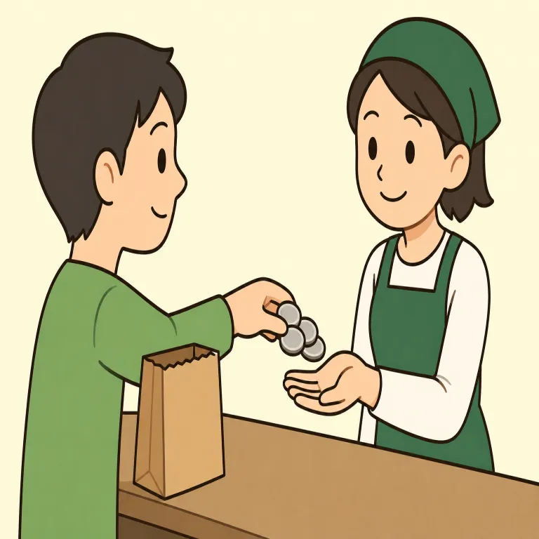 settle（支払う・verb）の覚え方イラスト