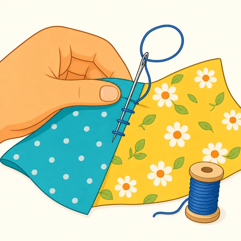 sew（縫う・動詞）の覚え方イラスト — 「sew」はまず sewing（裁縫）や sewing machine とセットで覚えると定着しやすいです