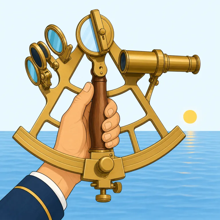 sextant（六分儀・名詞）の覚え方イラスト — まず six / sixth を思い出すと入口が作れます