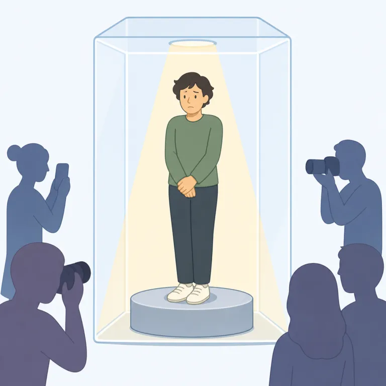 sexualization（性的化・名詞）の覚え方イラスト — sexualization は sexual「性的な」に -ization「〜化」が付いた名詞で、人や物事を性的な視点で意味づける「性的化」を指します