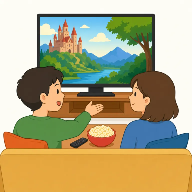shall we watch a movie（映画を見ませんか・イディオム）の覚え方イラスト — この表現は丸ごと1チャンクで覚えるのが近道です