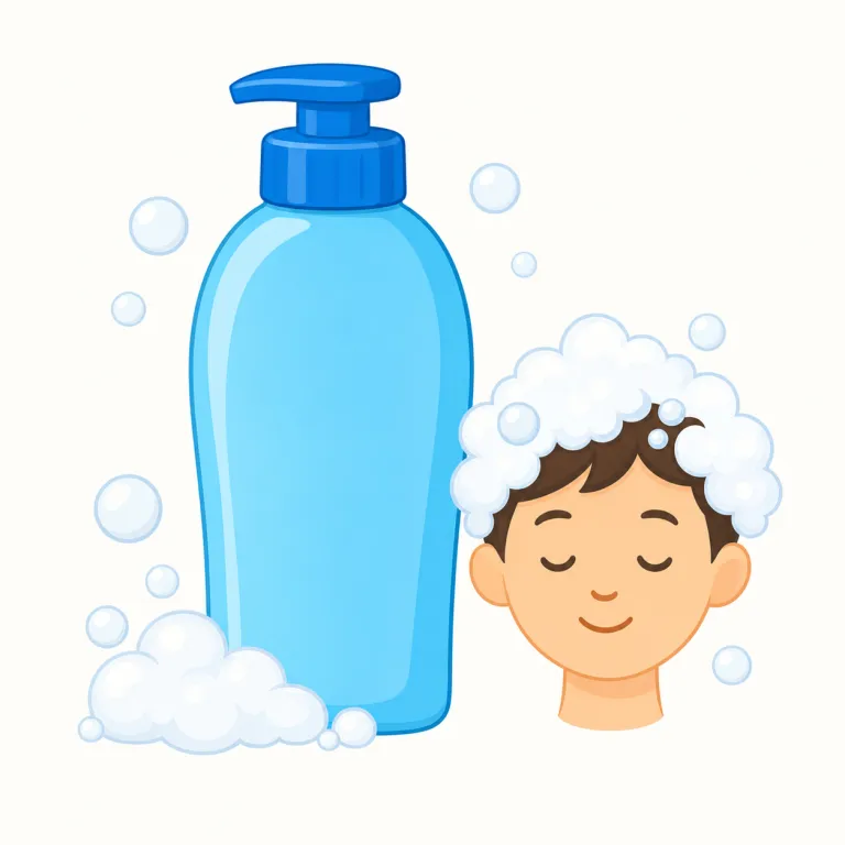shampoo（シャンプー・名詞）の覚え方イラスト