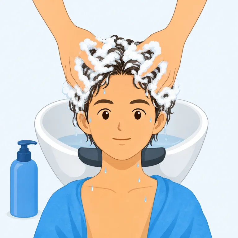 shampooingの覚え方イラスト