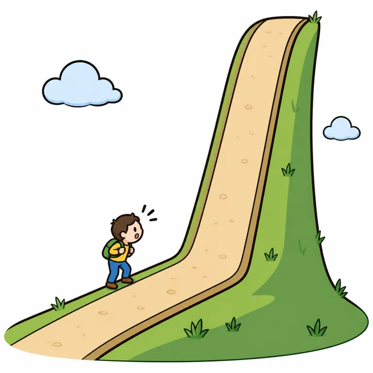 sharp（急な、急激な・adjective）の覚え方イラスト