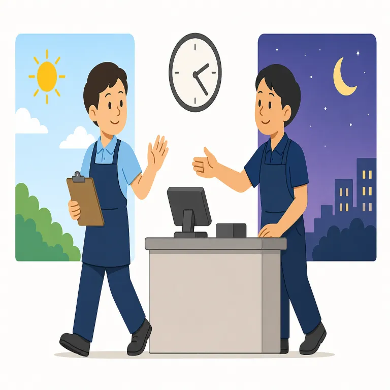 shift（シフト・noun）の覚え方イラスト