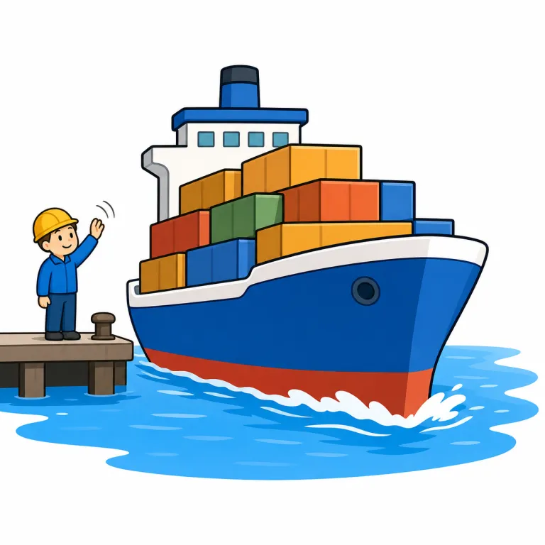 ship out（送り出す・phrasal_verb）の覚え方イラスト