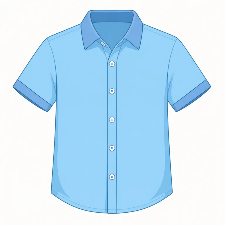 shirt（シャツ・名詞）の覚え方イラスト — まずは既知語の T-shirt から広げると覚えやすいです