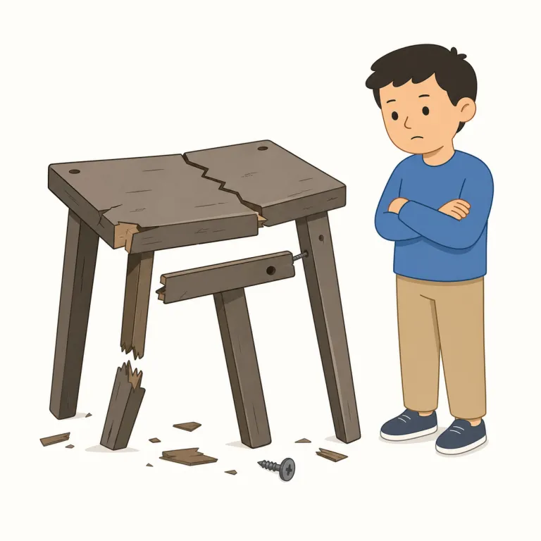 shitty（ひどい・形容詞）の覚え方イラスト — shitty は bad の乱暴版と置くと覚えやすい