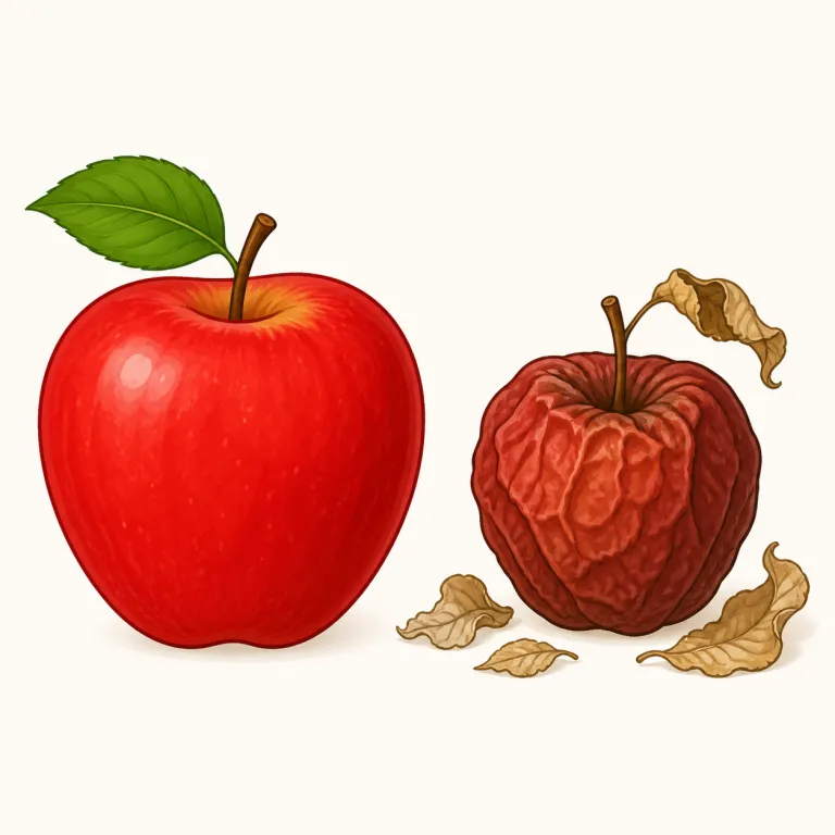 shrivel（しなびる・動詞）の覚え方イラスト — shri- を見たら shrink を連想すると覚えやすいです