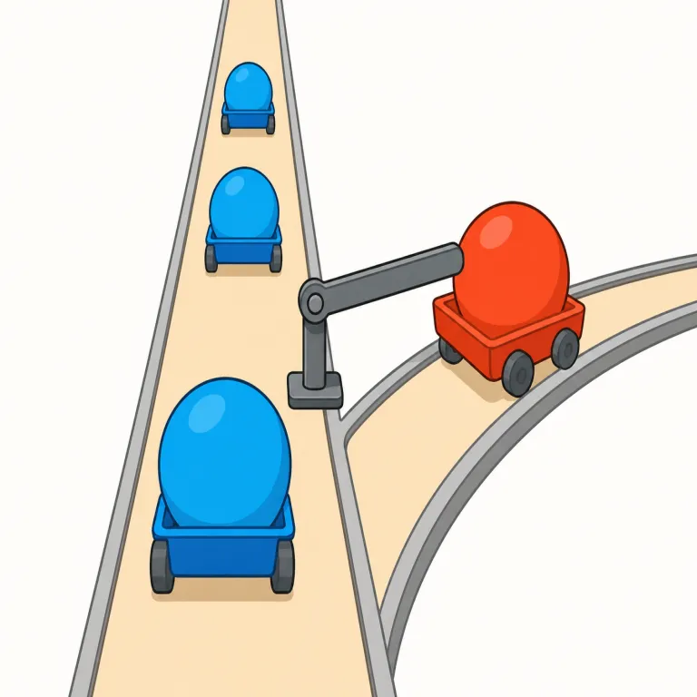 shunting（入換え・名詞）の覚え方イラスト — shunting は、何かを本来の線や通路から横のルートへ移す発想で覚えます