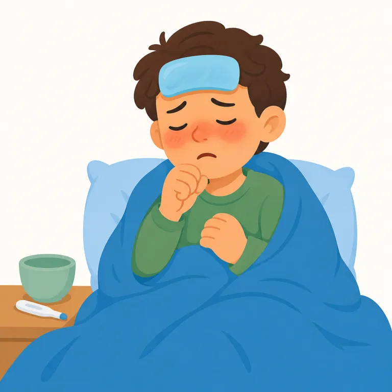sicknessの覚え方イラスト