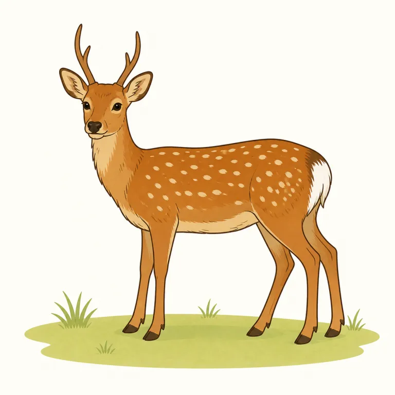 sika（ニホンジカ・noun）の覚え方イラスト