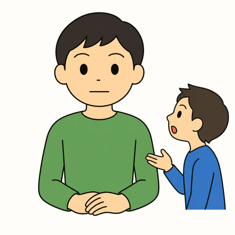 silent（無言の・adjective）の覚え方イラスト