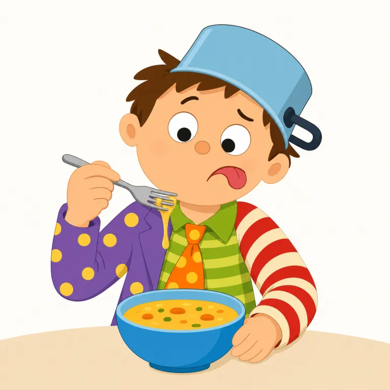 silly（愚かな・形容詞）の覚え方イラスト — silly は stupid ほど強く相手を責めず、「深刻ではないけど、ばかばかしい・子どもっぽい」という軽さで覚えると残りやすいです