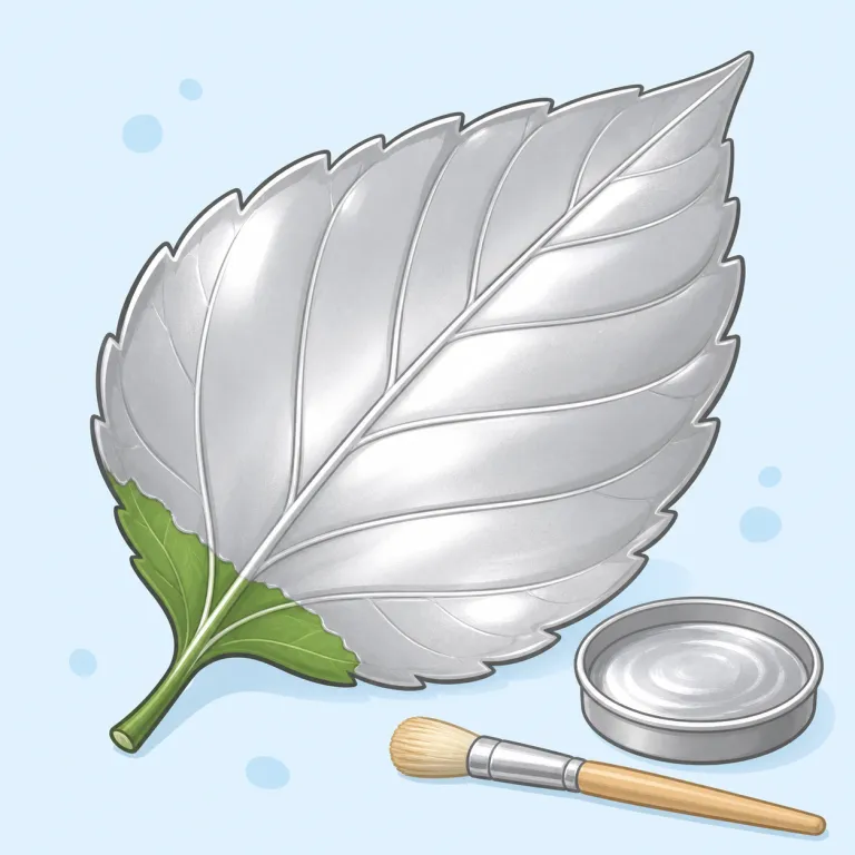 silvered（銀色の・形容詞）の覚え方イラスト — silver を知っていれば、silvered は「銀そのもの」ではなく「銀を施された・銀色を帯びた」と取ると覚えやすいです