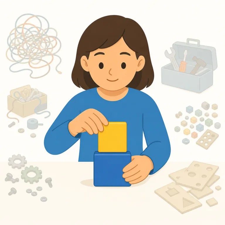 simply（単純に・副詞）の覚え方イラスト — simply はまず simple「単純な」に -ly が付いた副詞だと押さえると覚えやすいです