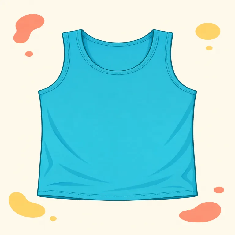 singlet（タンクトップ・名詞）の覚え方イラスト — single を知っていると覚えやすい語です