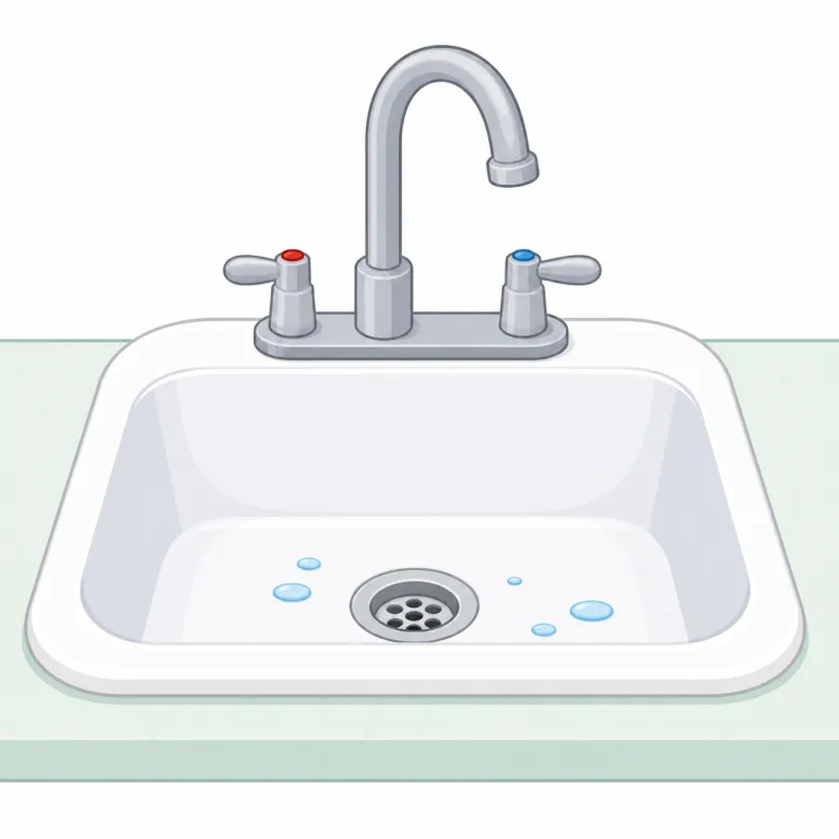 sink（流し台、洗面台・noun）の覚え方イラスト