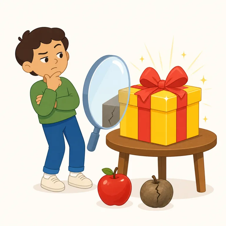 skeptical（懐疑的・形容詞）の覚え方イラスト — `skeptic` や `skepticism` を見たことがあれば同じ仲間です