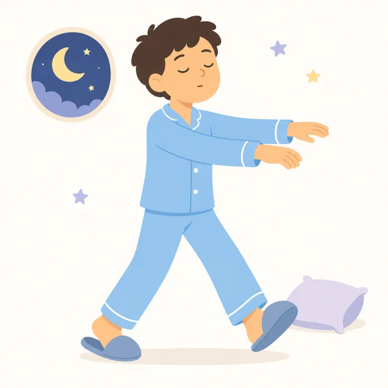 sleepwalkの覚え方イラスト