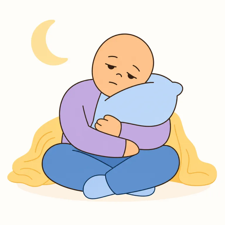sleepy（眠い、活気のない・形容詞）の覚え方イラスト — このエントリでは、sleepy を人の「眠そうな」という基本義だけでなく、場所や雰囲気が静かで活気に乏しいという意味としても覚えます