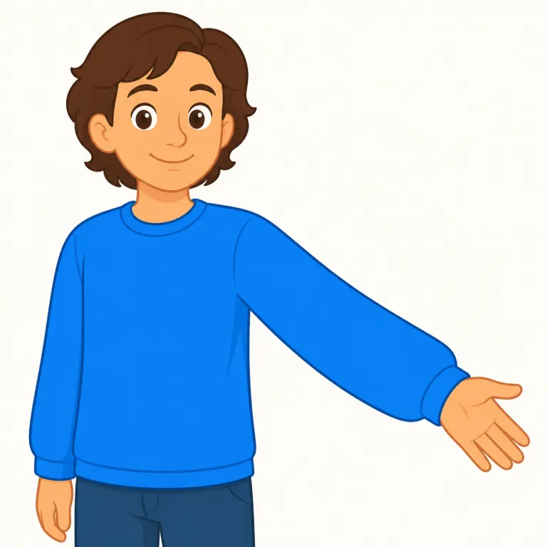 sleeve（袖・名詞）の覚え方イラスト — このエントリの sleeve は服の「袖」、つまり腕を通す部分です