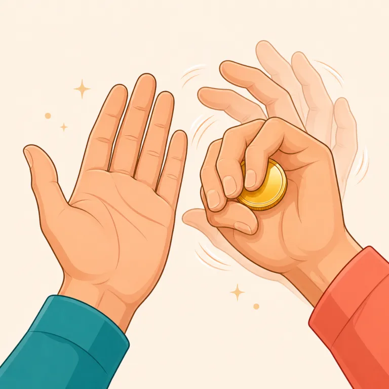 sleight（手先の早業・名詞）の覚え方イラスト — まず `sleight` は単独より `sleight of hand` で覚えるのが効率的