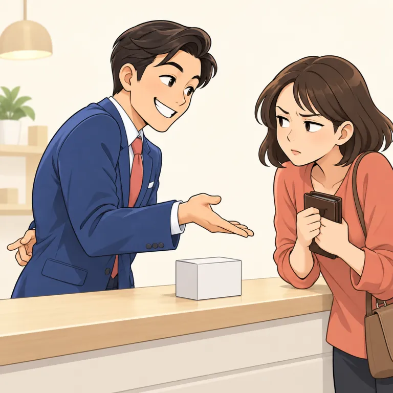 slick（口先のうまい・adjective）の覚え方イラスト