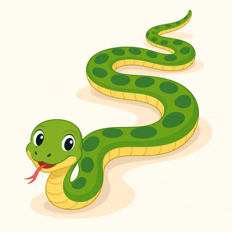 slither（体をくねらせて滑るように進む・動詞）の覚え方イラスト — sl-で始まる語には slide, slip, slippery など「つるっと滑る」感覚の語が多く、slither もその連想でつかむと覚えやすい