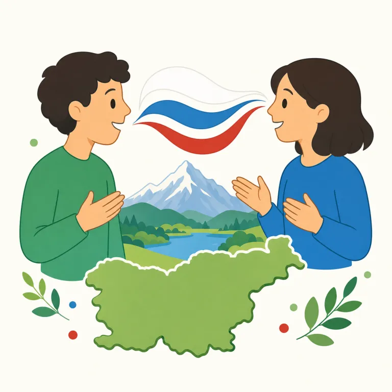 slovenian（スロベニアの・形容詞）の覚え方イラスト — 国名に -ian が付くと「〜の」という形容詞になる型をまず覚えると定着しやすい