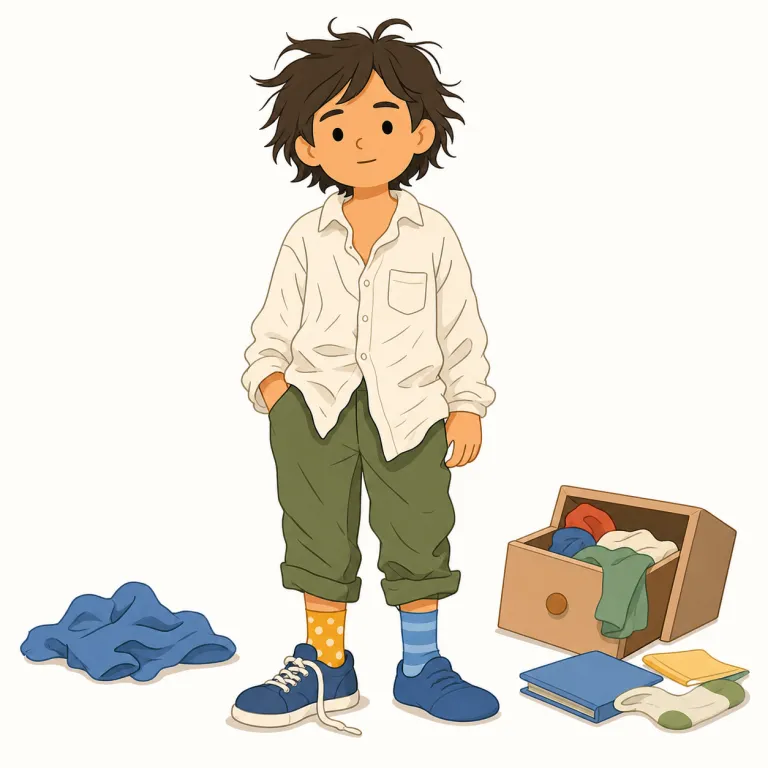 slovenly（だらしない・形容詞）の覚え方イラスト — まず sloppy を知っていれば近い感覚で入れやすい語です