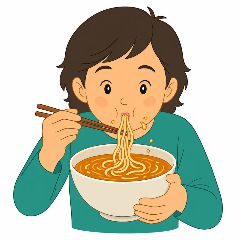 slurpingの覚え方イラスト