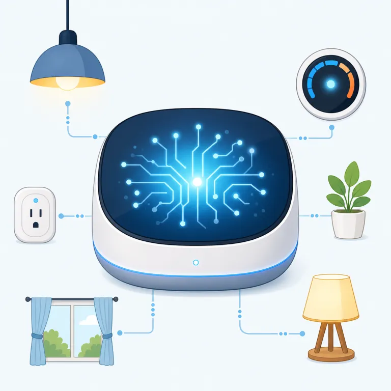 smart（賢い・形容詞）の覚え方イラスト — この smart は「頭がいい」より一歩実務寄りに、「その場で有利に働く賢さ」を表します