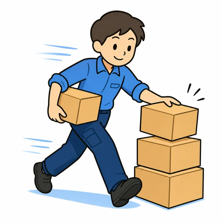 smartly（きびきび・adverb）の覚え方イラスト