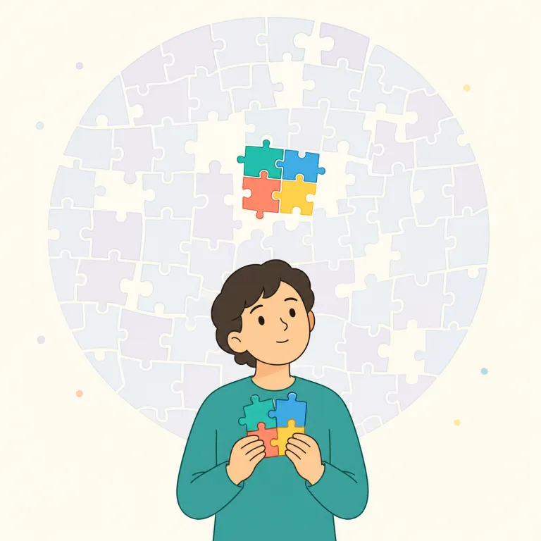smattering（少しばかりの知識・名詞）の覚え方イラスト — smattering は「少し散らばってあるだけ」の知識として覚えると定着しやすい