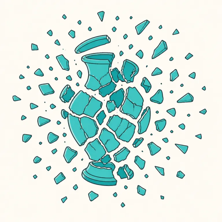 smithereens（粉々・noun）の覚え方イラスト