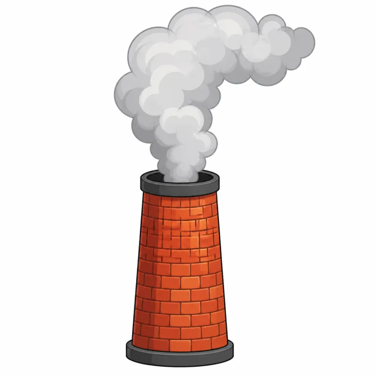 smoke（煙を出す・verb）の覚え方イラスト