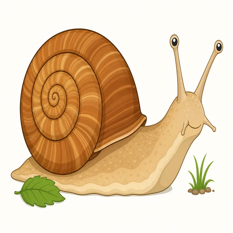 snailの覚え方イラスト