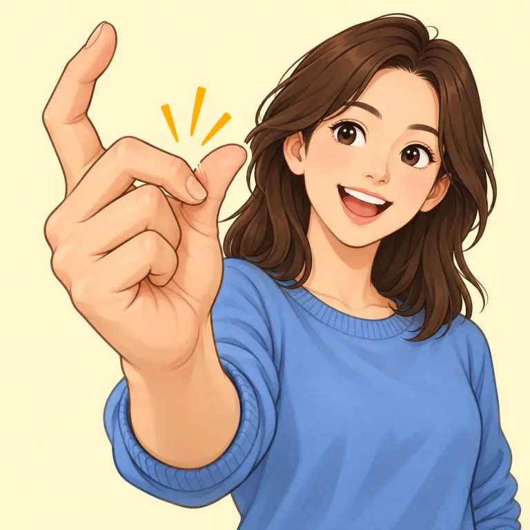 snap（パチンと鳴る・verb）の覚え方イラスト